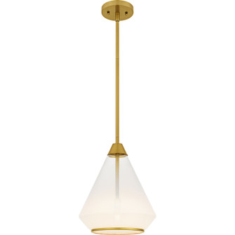 Quoizel Pendant One Light Mini Pendant in Brushed Gold (10|QP6750BRG)