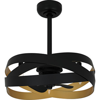 Quoizel Fandelier Three Light Fan Light in Matte Black (10|QFA6771MBK)