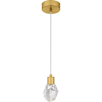 Skye LED Mini Pendant in Brushed Gold (10|PCSKY1505BRG)