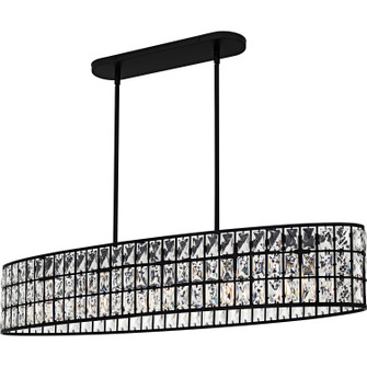 Gibson Five Light Linear Chandelier in Matte Black (10|GIB542MBK)