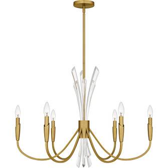 Cecily Six Light Chandelier in Brushed Gold (10|CCY5032BRG)