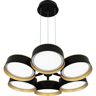 Byrnes LED Chandelier in Matte Black (10|BYS5026MBK)