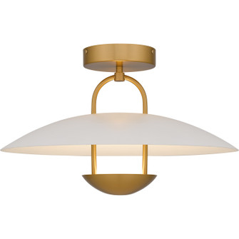 Bingham LED Semi-Flush Mount in Brushed Gold (10|BIN1718BRG)