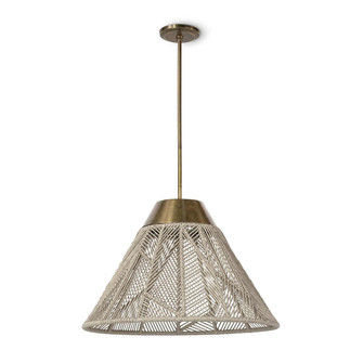 Salerno Two Light Pendant in Brass (515|2883-79)