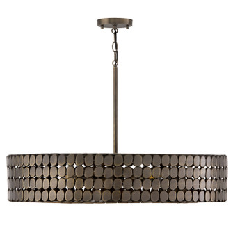 Eliana Four Light Chandelier in Dark Brass (65|454141DR)