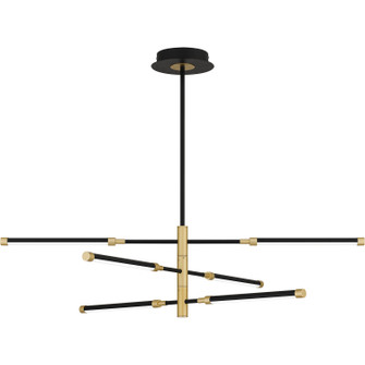 Azalea LED Island Chandelier in Matte Black (10|PCAZA340MBK)
