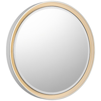 Tricia LED Mirror in Matte White and Polished Nickel (268|TOB 2961WHT/PN)