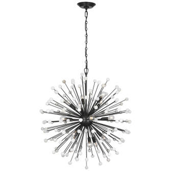 Lys LED Chandelier in Hand-Rubbed Antique Brass and Alabaster (268|SK 5731HAB/ALB)