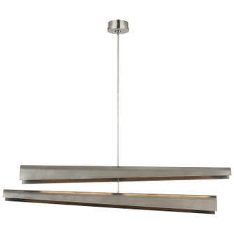 Piel LED Chandelier in Pewter (268|KW 5635PWT)