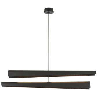 Piel LED Chandelier in Bronze (268|KW 5635BZ)