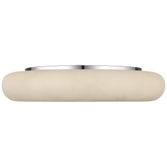 Formosa LED Flush Mount in Alabaster and Polished Nickel (268|KW 4905ALB/PN)