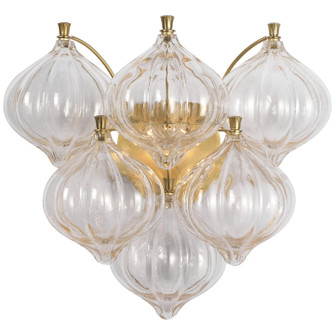 Caselli LED Wall Sconce in Hand-Rubbed Antique Brass (268|JN 2146HAB-GF)