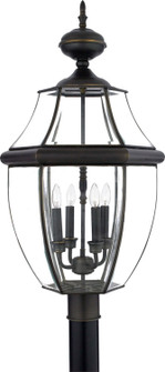 Newbury Four Light Outdoor Post Mount in Medici Bronze (10|NY9045Z)