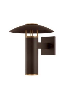 Birk One Light Wall Sconce in Patina Brass/Bronze (67|B7912-PBR/BRZ)