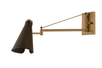 Andersen One Light Wall Sconce in Patina Brass/Bronze (67|B4314-PBR/BRZ)