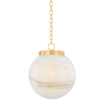 Ambra One Light Pendant in Aged Brass (428|H989701L-AGB)