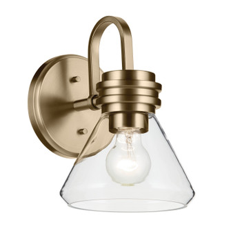 Farum One Light Wall Sconce in Champagne Bronze (12|55153CPZCLR)