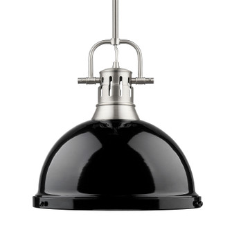 Duncan One Light Pendant in Pewter (62|3604-L PW-BK)
