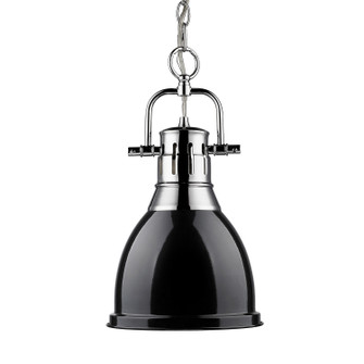 Duncan One Light Pendant in Chrome (62|3602-S CH-BK)