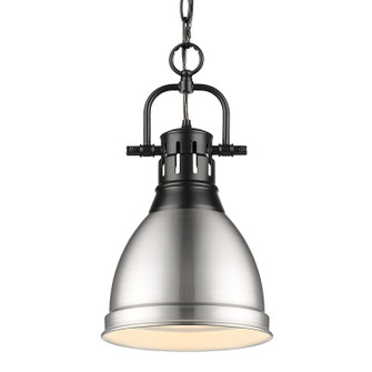 Duncan One Light Pendant in Matte Black (62|3602-S BLK-PW)
