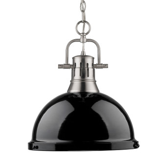 Duncan One Light Pendant in Pewter (62|3602-L PW-BK)