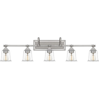 Nicholas Five Light Bath Fixture in Brushed Nickel (10|NLC8605BN)