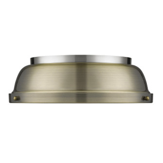 Duncan Two Light Flush Mount in Pewter (62|3602-14 PW-AB)