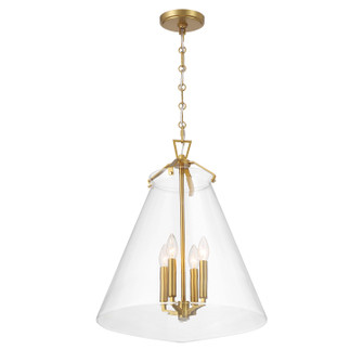 Voss Four Light Pendant in Luxe Gold (60|VSS-7018-LG)
