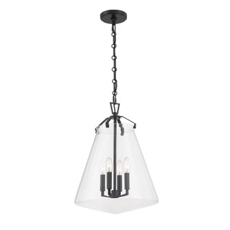 Voss Four Light Pendant in Matte Black (60|VSS-7015-MK)