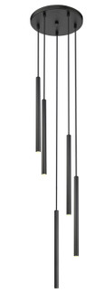 Forest LED Chandelier in Matte Black (224|919MP24-5R-MB-LED)