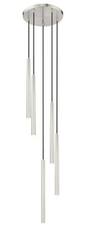 Forest LED Chandelier in Brushed Nickel (224|919MP24-5R-BN-LED)