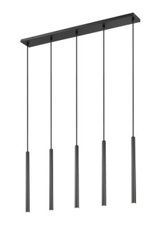 Forest LED Linear Chandelier in Matte Black (224|919MP24-5L-MB-LED)