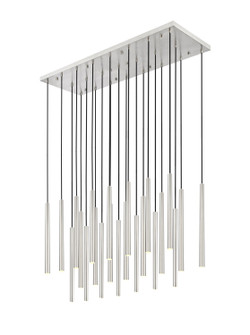 Forest LED Linear Chandelier in Brushed Nickel (224|919MP24-23L-BN-LED)