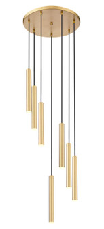 Forest LED Chandelier in Modern Gold (224|919MP12-7R-MGLD-LED)