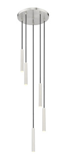 Forest LED Chandelier in Brushed Nickel (224|919MP12-5R-BN-LED)