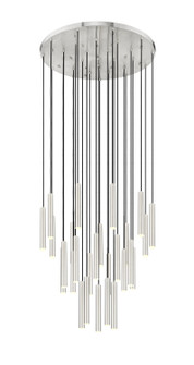 Forest LED Chandelier in Brushed Nickel (224|919MP12-27R-BN-LED)