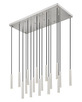 Forest LED Linear Chandelier in Brushed Nickel (224|919MP12-17L-BN-LED)
