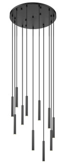 Forest LED Chandelier in Matte Black (224|919MP12-11R-MB-LED)