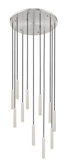 Forest LED Chandelier in Brushed Nickel (224|919MP12-11R-BN-LED)