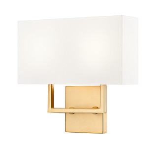 Saxon Two Light Wall Sconce in Olde Brass (224|815-2S-OBR)