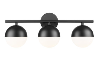 Realm Sphere Three Light Vanity in Matte Black (224|7517-3V-MB)