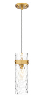 Fontaine One Light Pendant in Rubbed Brass (224|7002P5-RB)