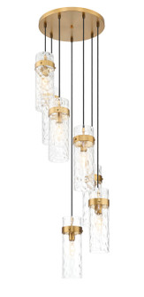 Fontaine Seven Light Chandelier in Rubbed Brass (224|7002P5-7R-RB)
