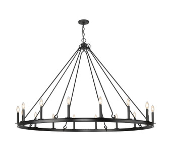 Barclay 16 Light Chandelier in Matte Black (224|482R-16MB)