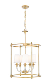 Katerina Five Light Chandelier in Rubbed Brass (224|1950-5C-RB)