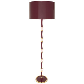 Kane One Light Floor Lamp in Sugar Plum, Rose Water w/Modern Brass (165|SM73RWX)