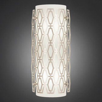 Marcel Two Light Wall Sconce in Polished Nickel/Frosted Cased White Glass (165|S202)