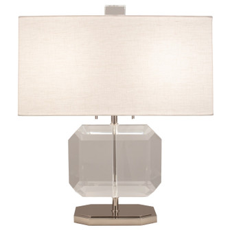 Jacqueline Two Light Accent Lamp in Polished Nickel w/Clear Crystal (165|S1197)