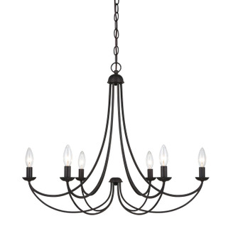 Mirren Six Light Chandelier in Imperial Bronze (10|MRN5006IB)