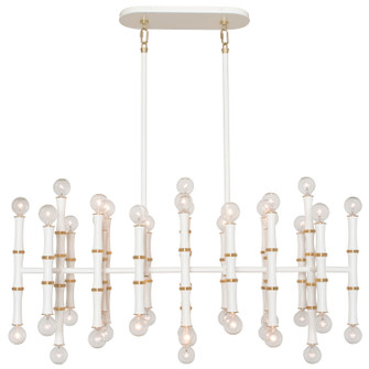 Kane 42 Light Pendant in Matte Daisy w/Modern Brass (165|MDY77)